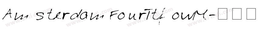 AmsterdamFourTtf owM字体转换